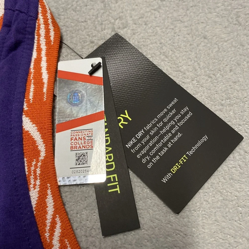 Nike‎ Clemson Tigers Team Issue Tank Top Womens Medium Racerback Athletic NEW